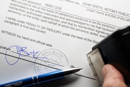 Notary Public Seal and Pen